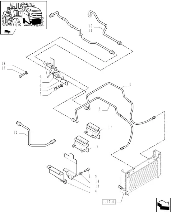 87582442 - Масляная трубка
